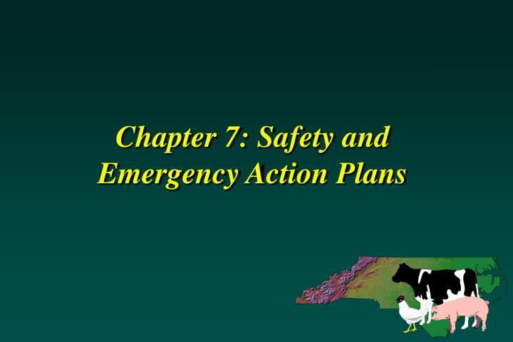 chapter 7 safety and emergency action plans
