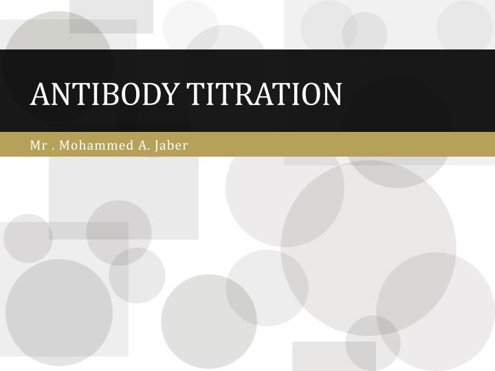 antibody titration