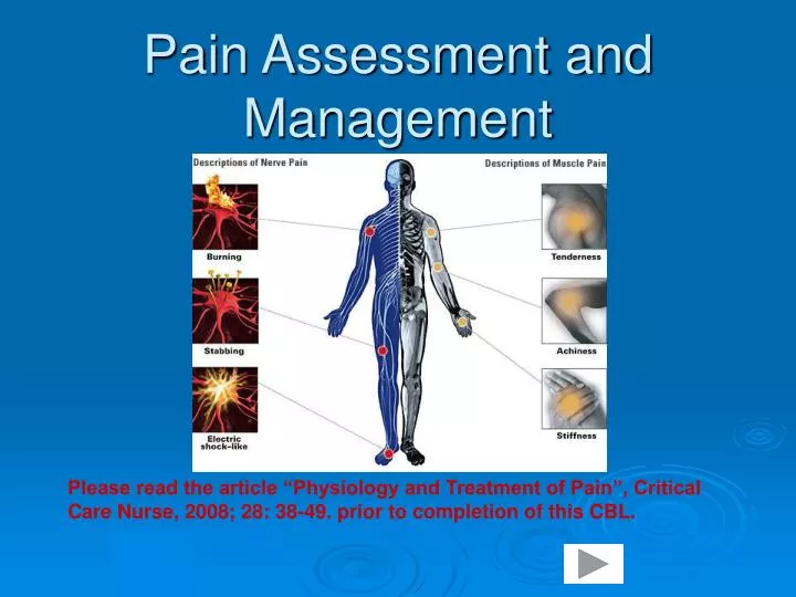 pain assessment and management