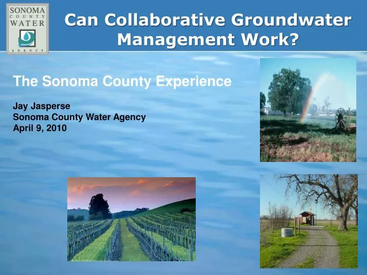 can collaborative groundwater management work