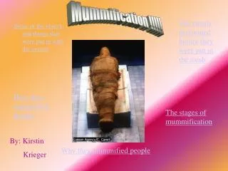 The stages of mummification