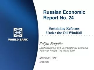 Russian Economic Report No. 24