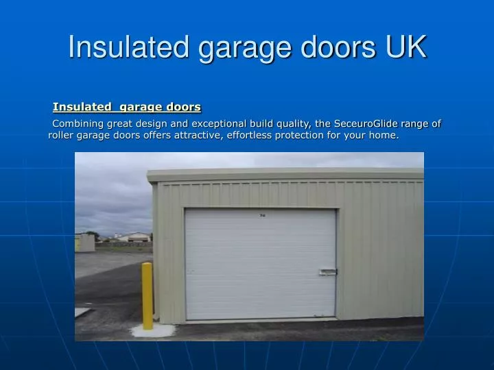 insulated garage doors uk