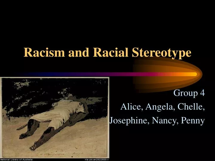 racism and racial stereotype