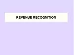 REVENUE RECOGNITION - slide 1