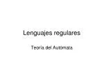 Lenguajes regulares - slide 1