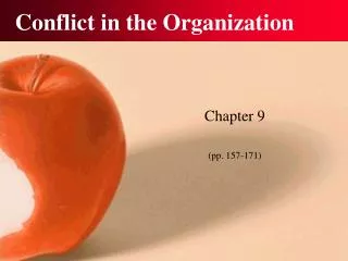 Conflict in the Organization