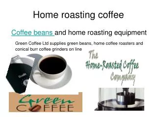 home roasting coffee beans