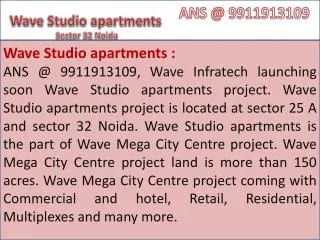 Wave Residential Apartments Flats Noida @9971495543