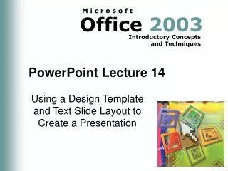 PowerPoint Lecture 14