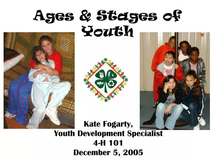 ages stages of youth