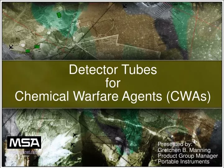 detector tubes for chemical warfare agents cwas