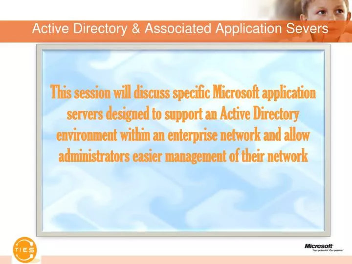 active directory associated application severs