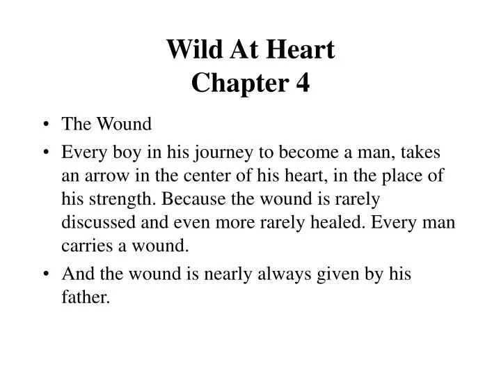 wild at heart chapter 4
