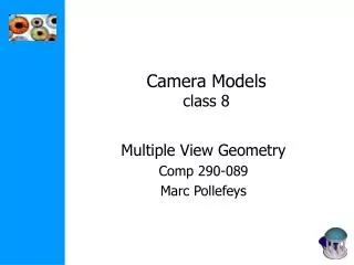 Camera Models class 8