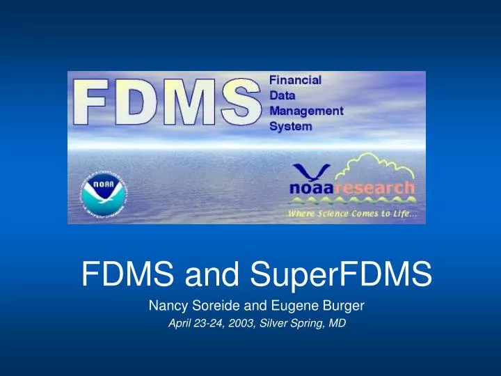 fdms overview