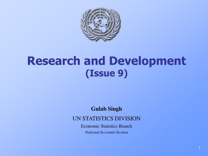 research and development issue 9