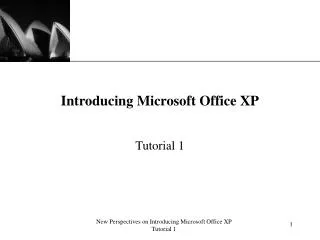 Introducing Microsoft Office XP