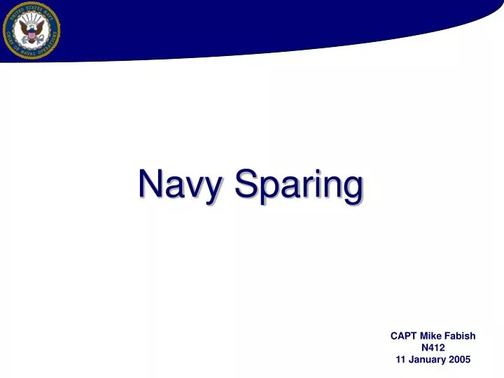 navy sparing