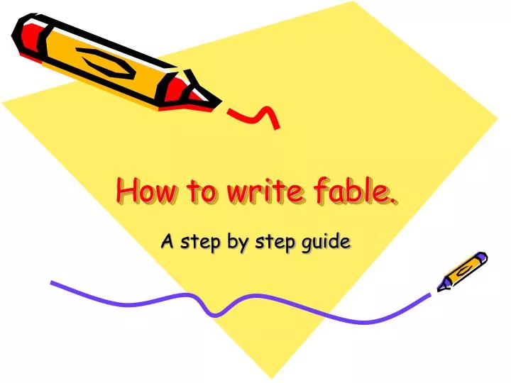 how to write fable