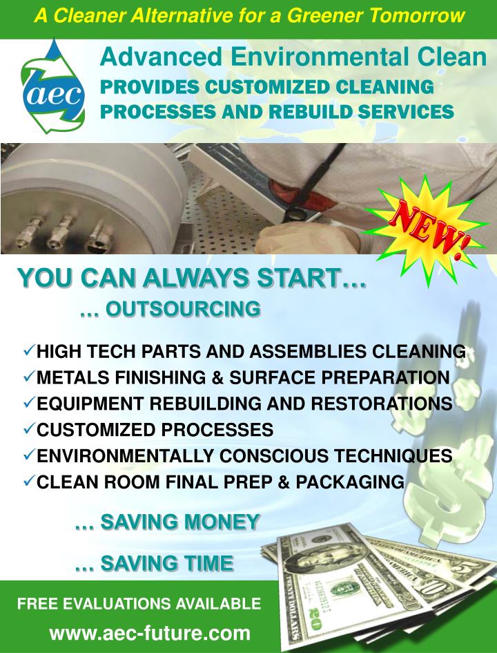 provides customized cleaning processes and rebuild services