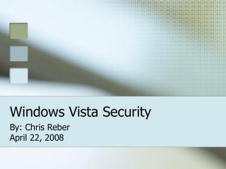 Windows Vista Security