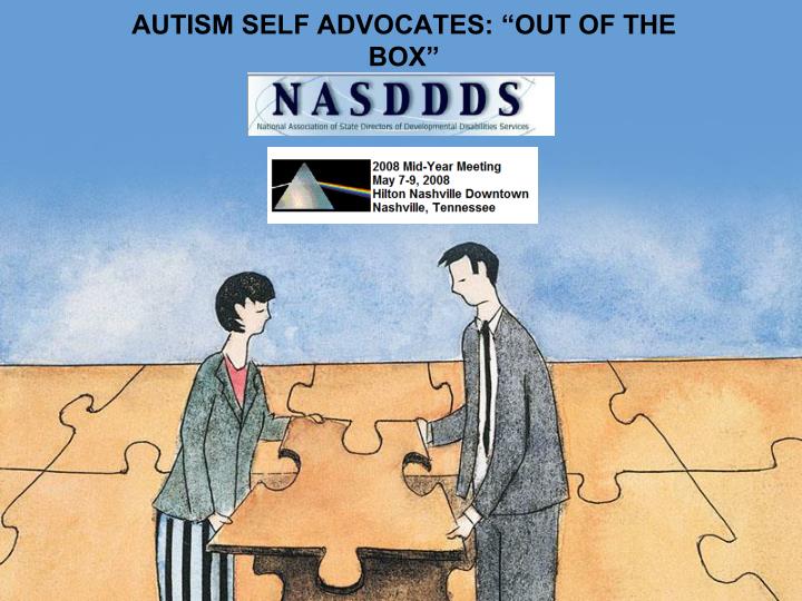 autism self advocates out of the box