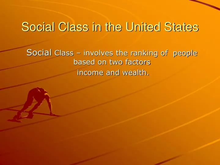 social class in the united states