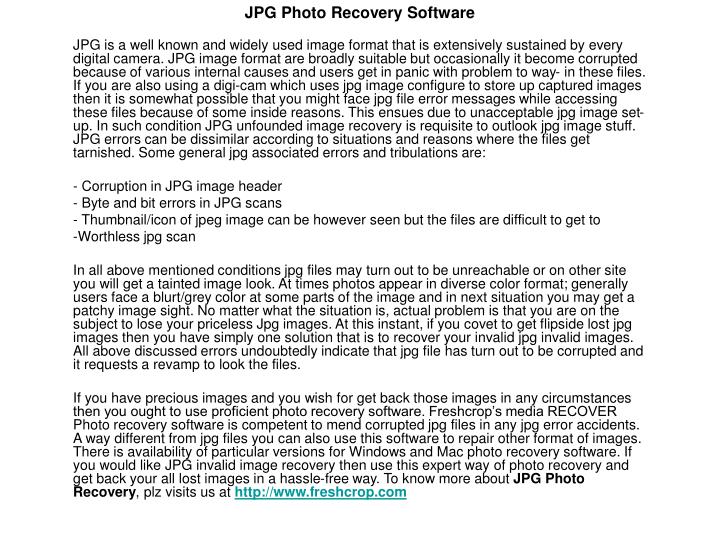 jpg photo recovery software