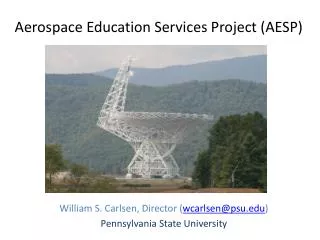 Aerospace Education Services Project (AESP)