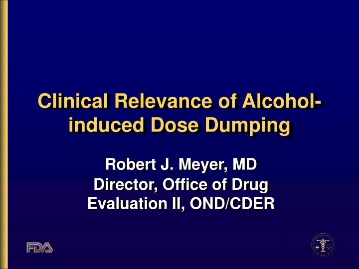 clinical relevance of alcohol induced dose dumping