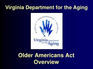Older Americans Act Overview