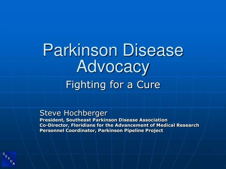 parkinson disease advocacy