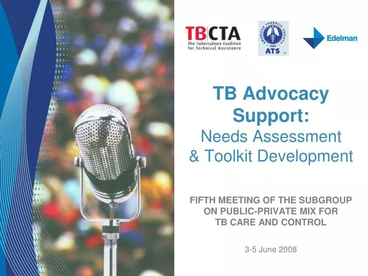 tb advocacy support needs assessment toolkit development