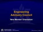 Engineering Advisory Council - slide 1