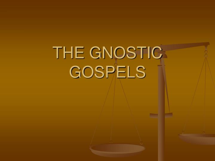 the gnostic gospels