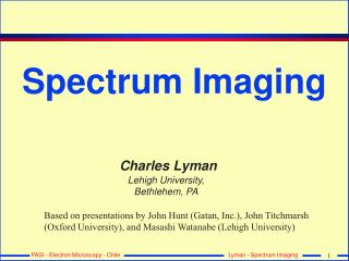 Spectrum Imaging