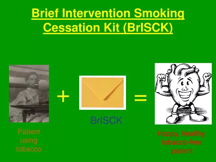 brief intervention smoking cessation kit brisck