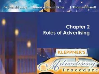 Chapter 2 Roles of Advertising