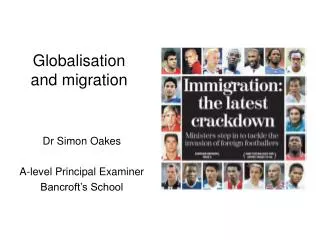 Globalisation and migration
