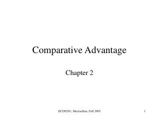 comparative advantage