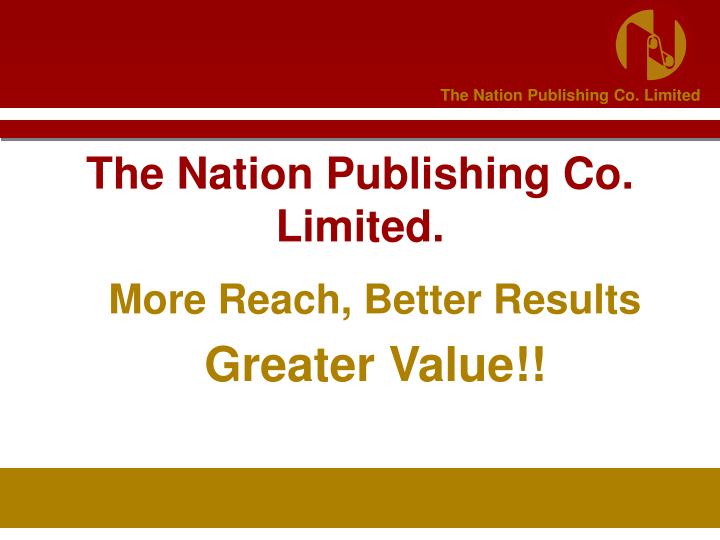 the nation publishing co limited