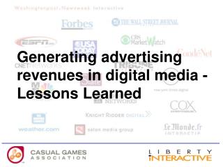 Generating advertising revenues in digital media - Lessons Learned