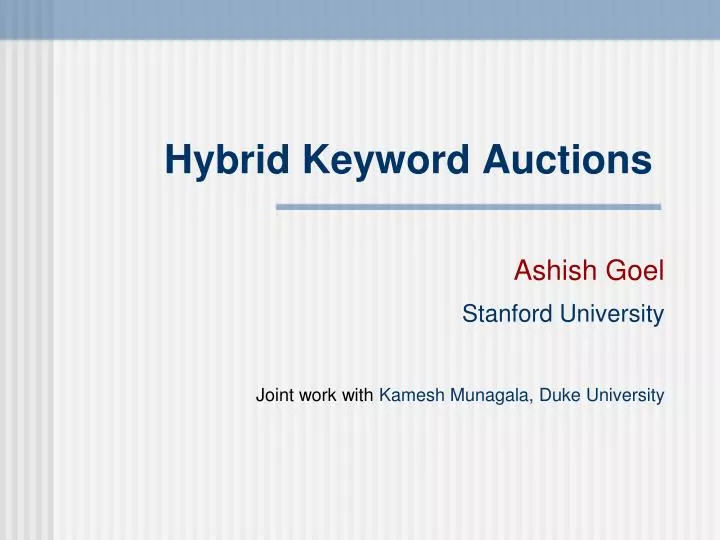 hybrid keyword auctions