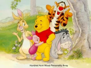 Hundred Acre Wood Personality Array