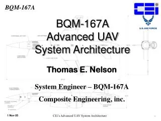 BQM-167A Advanced UAV System Architecture