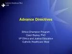 Advance Directives - slide 1