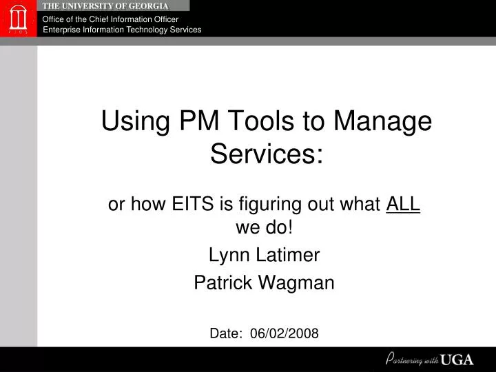 using pm tools to manage services