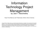 Information Technology Project Management - slide 1