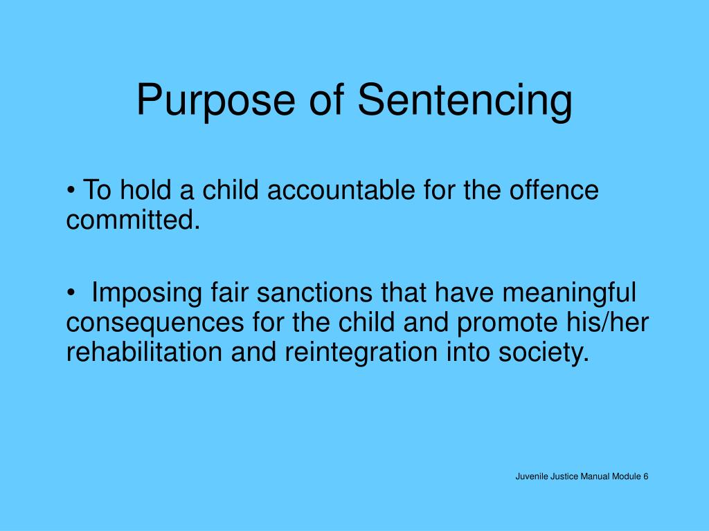 PPT - Purpose of Sentencing PowerPoint Presentation, free download - ID ...